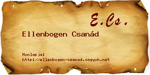 Ellenbogen Csanád névjegykártya